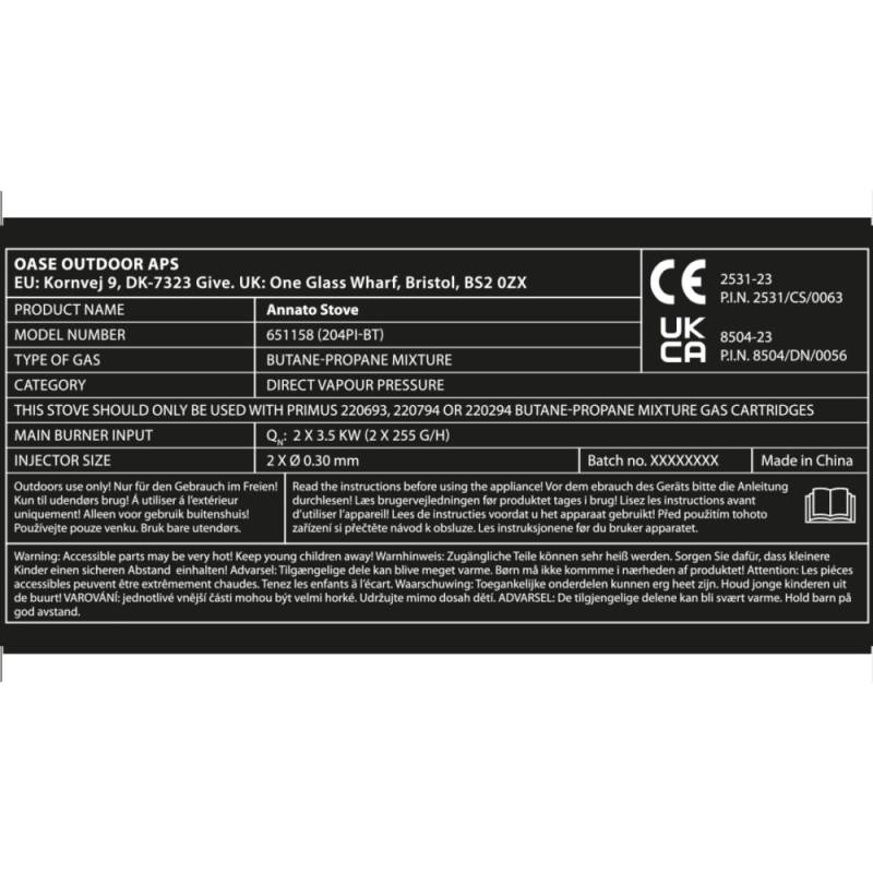 Outwell Annatto Stove