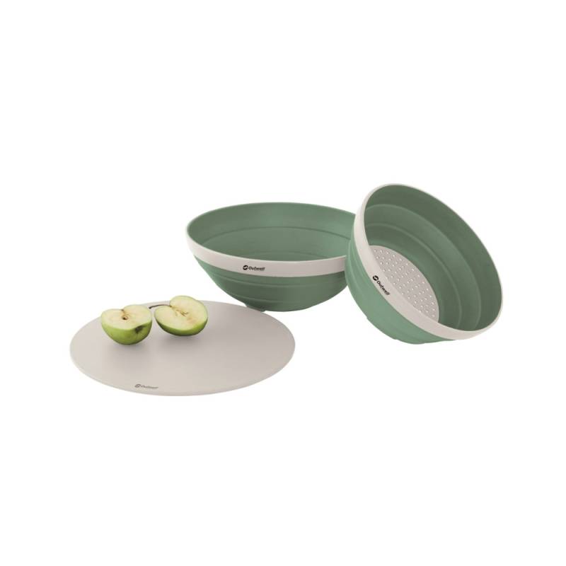Outwell Collaps Bowl & Colander Set Shadow Green - 2023
