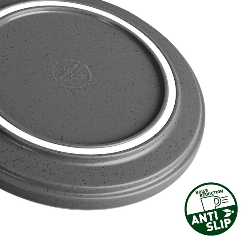 Brunner Dessertteller Dolomit Grau