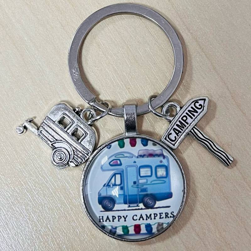 Schlüsselanhänger VW Bus Bully T1 Front Retro, Bl Produktbild-Vorschau 4