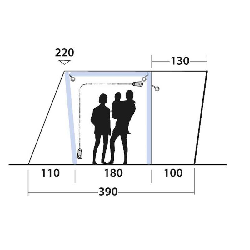 Outwell Jonesville 290SA Flex Busvorzelt