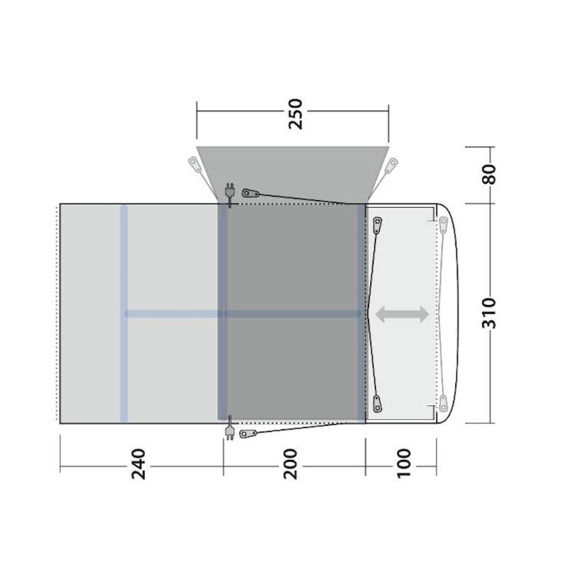 Outwell Jonesville 440SA Flex Busvorzelt