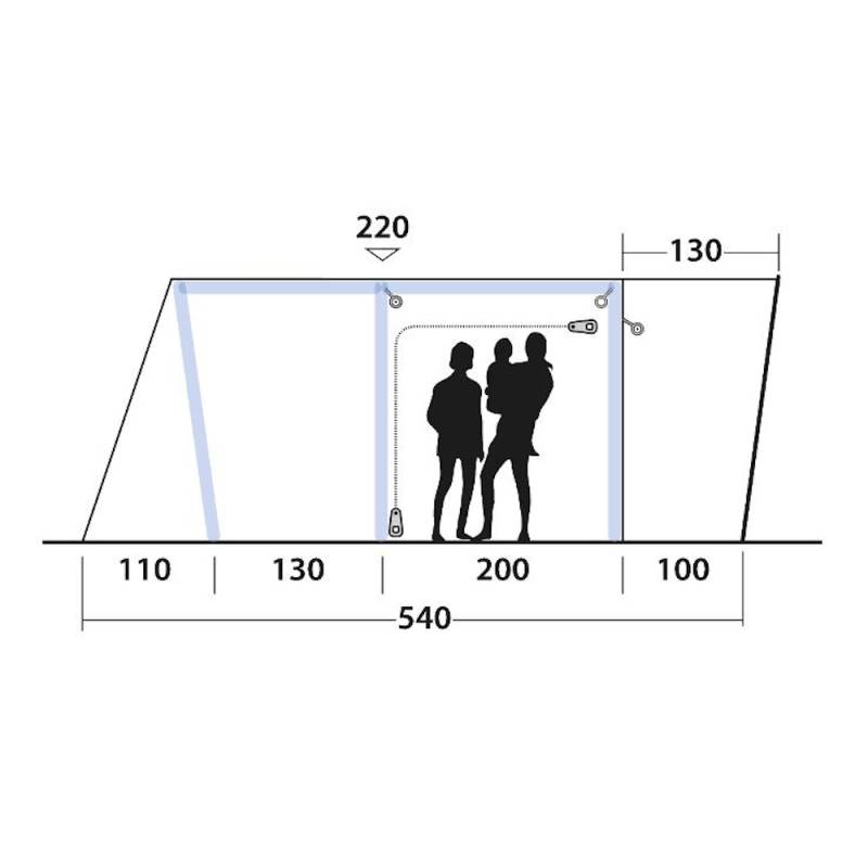 Outwell Jonesville 440SA Flex Busvorzelt