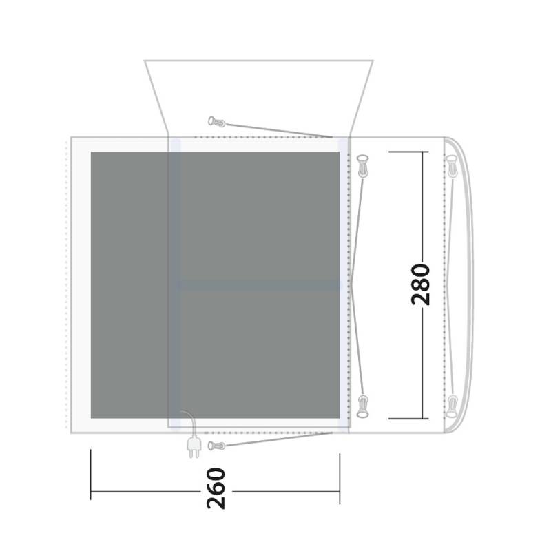 Outwell Cozy Teppich Jonesville 290SA