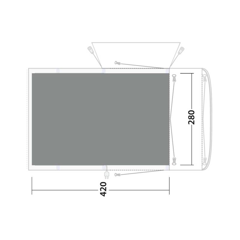Outwell Cozy Teppich Jonesville 440SA