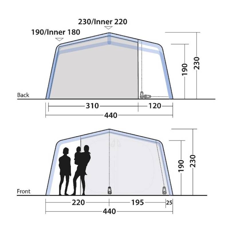 Outwell Virginia 5 Air TC