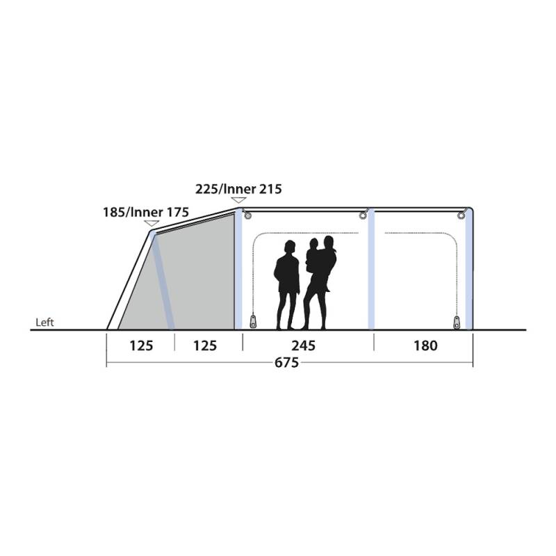 Outwell Boston 6 Air TC Familienzelt