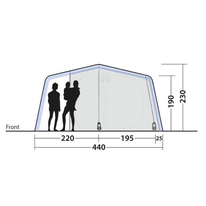 Outwell Virginia 5 Air TC Familienzelt