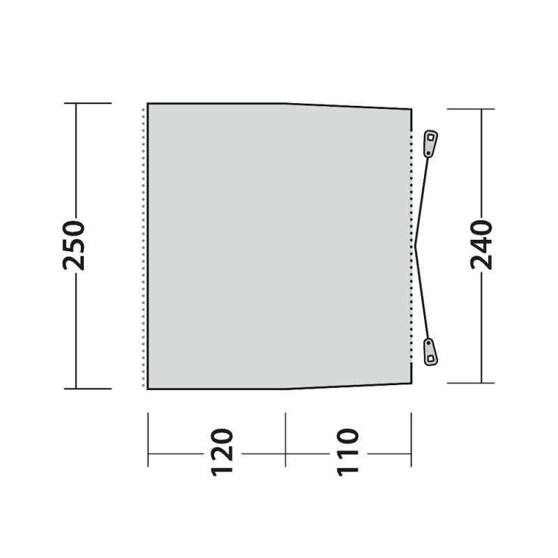 Outwell Schlaf Anbau Cross PowerAir