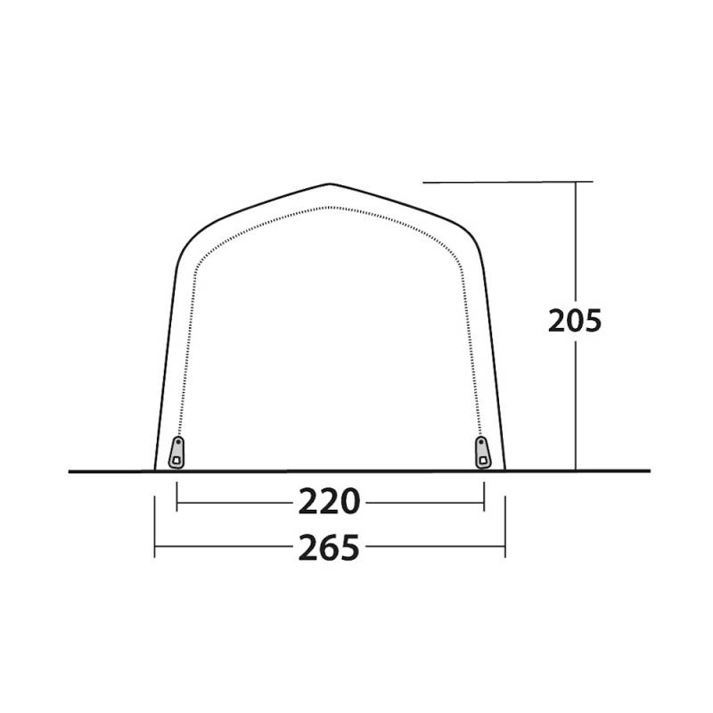 Outwell Schlaf Anbau Cross PowerAir