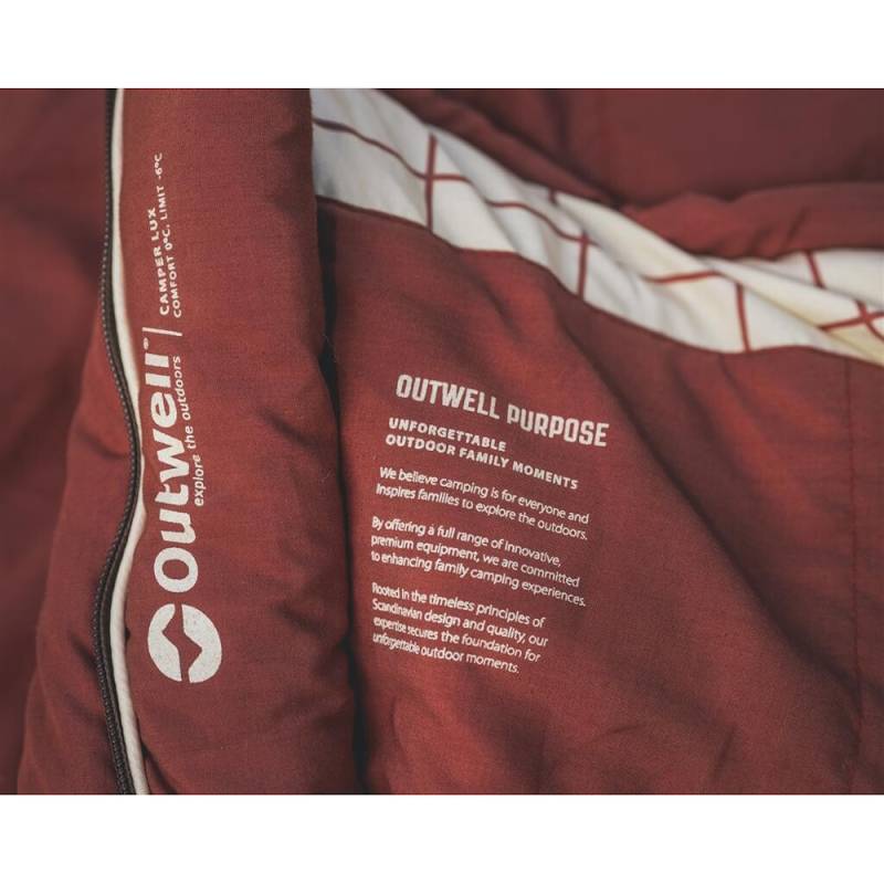 Outwell Camper Lux Red Schlafsack Links