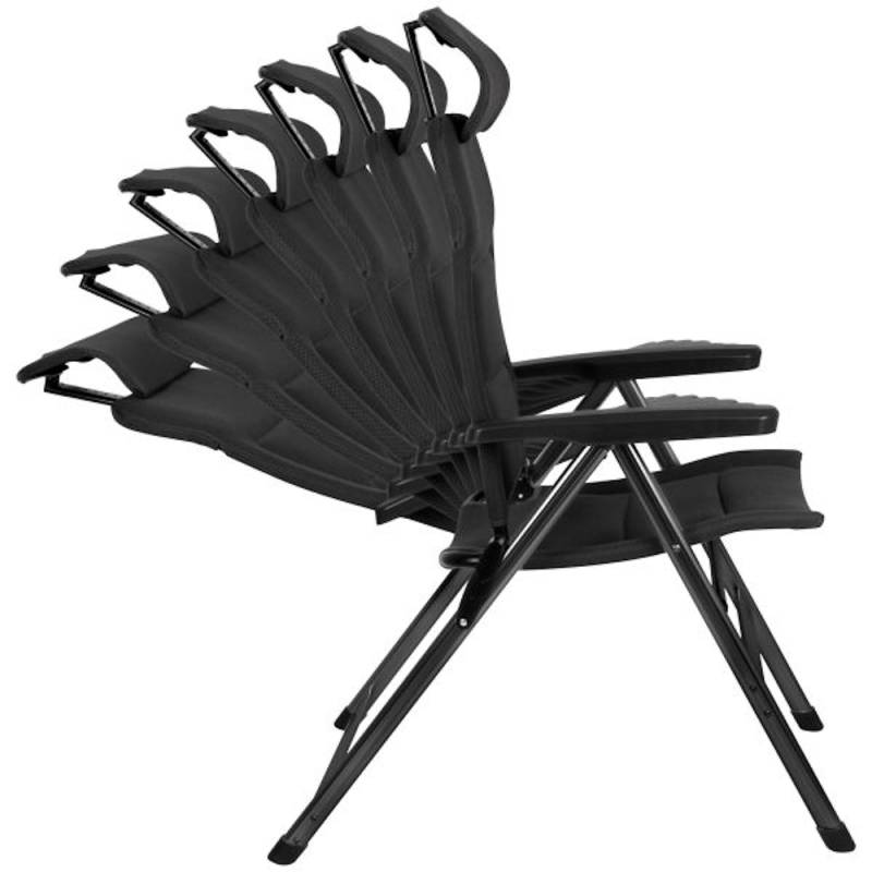 Brunner Aravel H2L Campingstuhl schwarz - MEDIUM