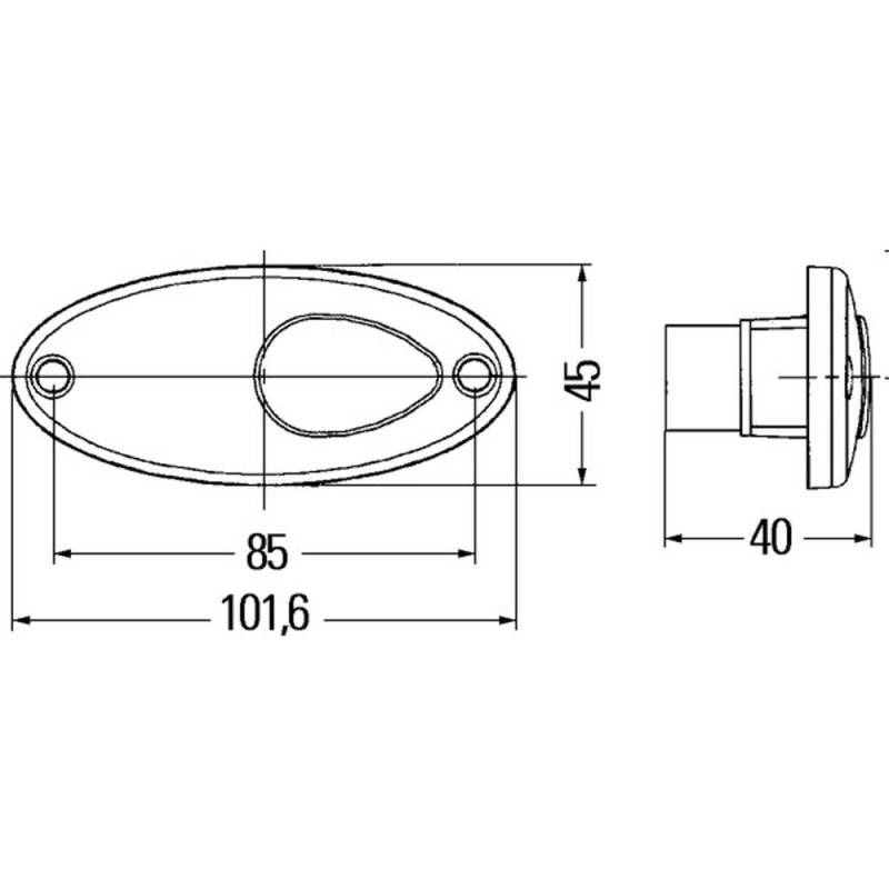 Hella Seitenmarkierungsleuchte
