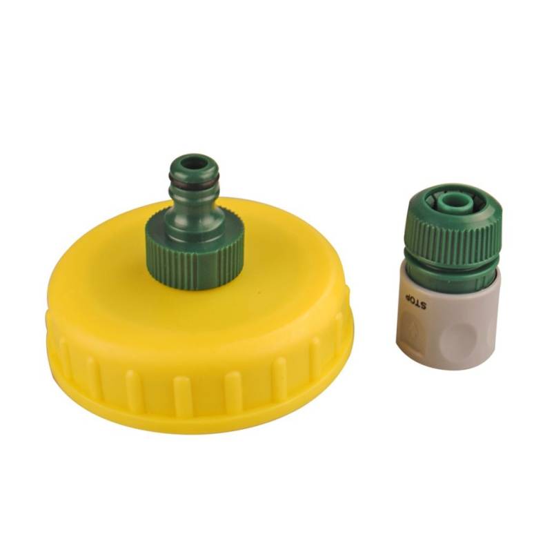 Verschluss DIN 96 mit Schlauchkupplung