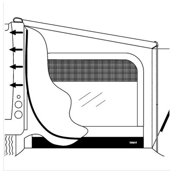 Side Tensioning Kit fr Thule QuickFit