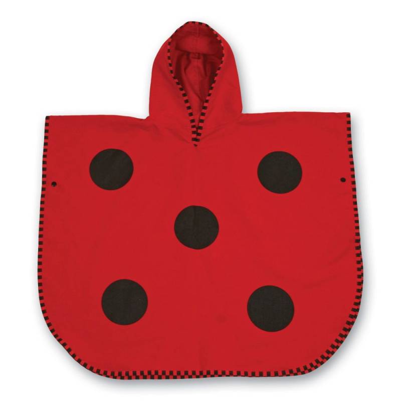 LittleLife Kinderponcho Handtuch - Marienkfer