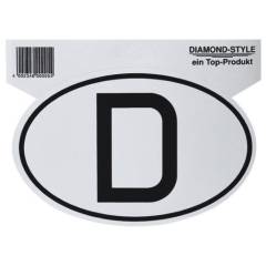 Nationalitten Schild Deutschland - 18 x 12 cm