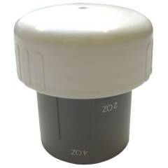 Schraubkappe Dosierbecher wei PP 100-400 #25810-79