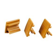 Rollo-Verschluss beige 3-er SB-verpackt