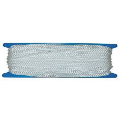 Zeltspannleine,  4 mm, 10 m lang in wei