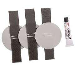 3er-Pack Zeltstabbefestiger - grau