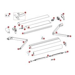 Befestigungssatz Spannstange