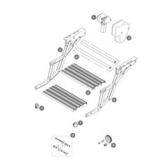 Rahmenverbindung 380 Alu 12V, 2 Stck