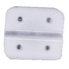 PVC Scharniere, 40 x 40, 5er-Pack, wei