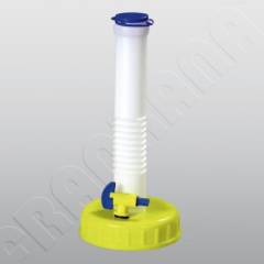 Verschluss mit Hahnverlngerung DIN 96