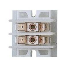 Klemmblock Verteilerleiste 2-fach