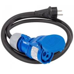 CEE Kupplung - Schuko Stecker - 1,5 m