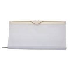 Netzrollo mit Griffleiste, wei